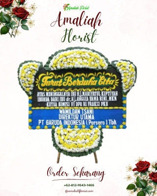 Papan Bunga Duka di Cisaga