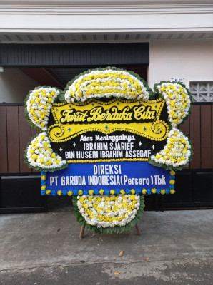 Papan Bunga Duka di Cisaga
