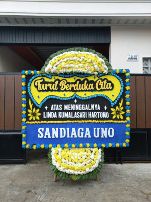 Papan Bunga Duka di Cisaga
